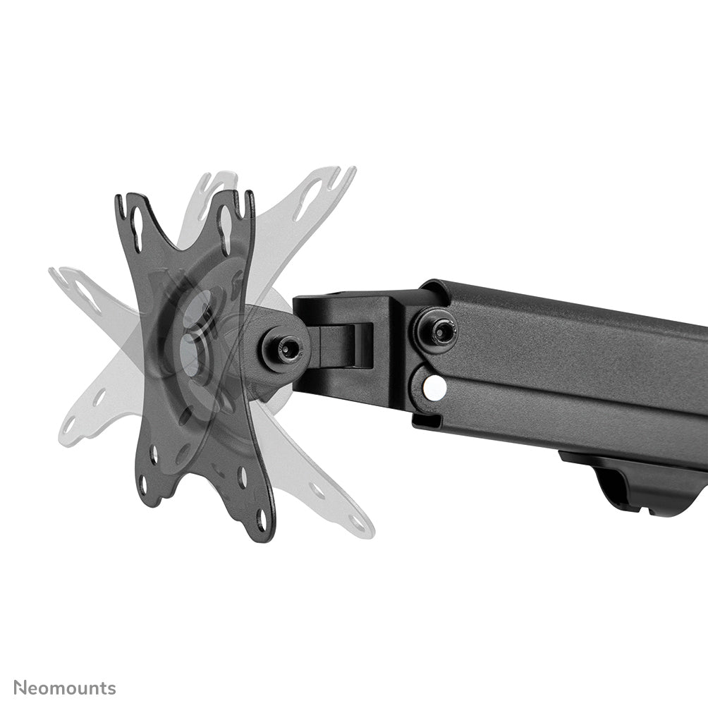 Neomounts Monitorarm, Tischklemme/Tischdurchführung, bis 27", VESA 100 × 100 mm, 7 kg, Neigen/Schwenken