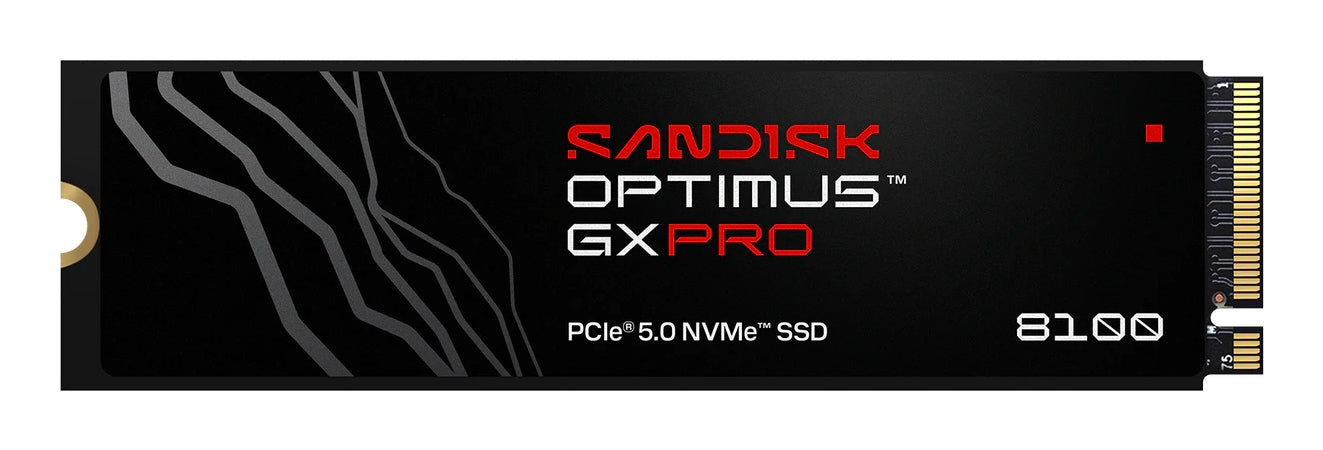 SanDisk Optimus GX PRO 8100 2 TB – M.2 2280 NVMe PCIe 5.0 SSD