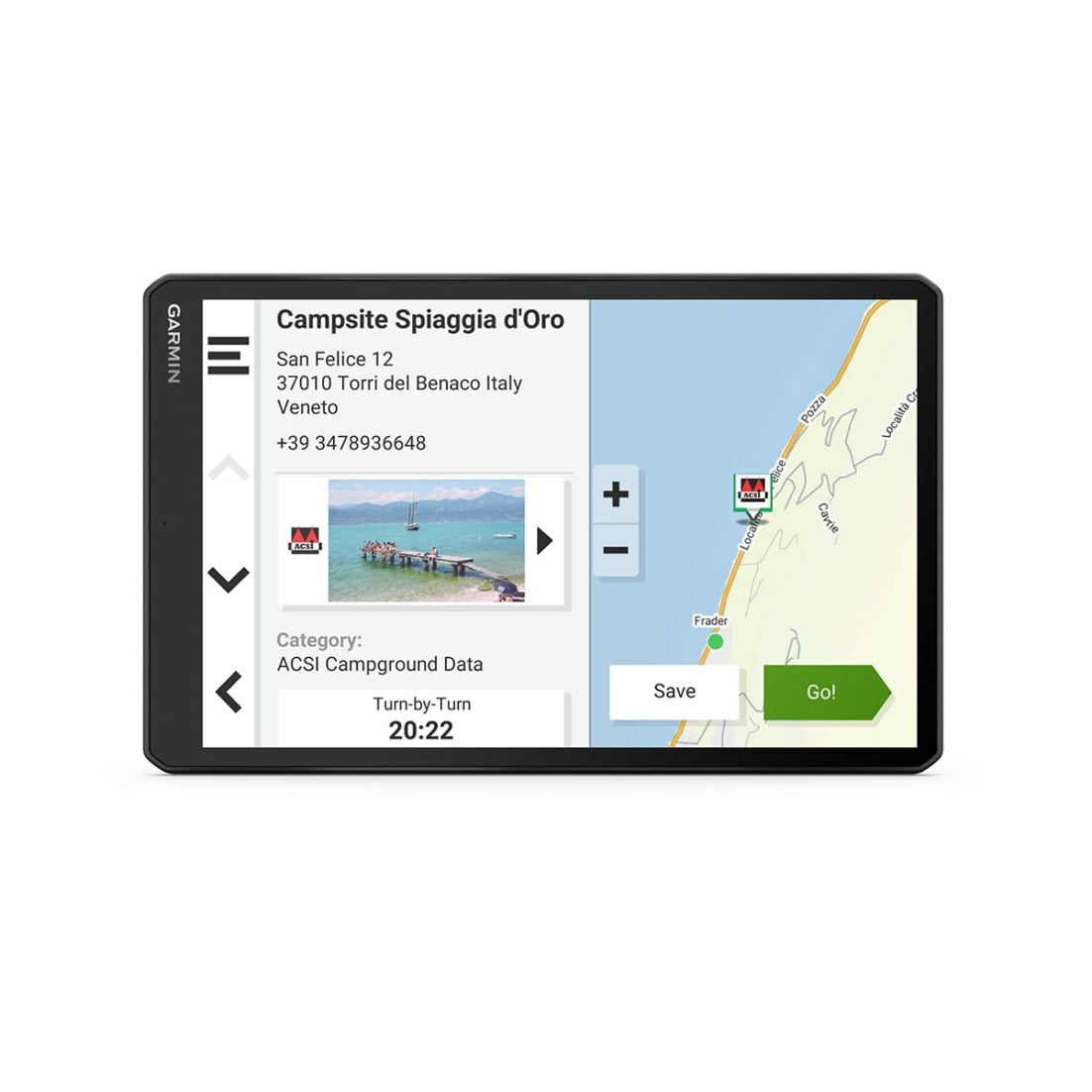 Garmin CAMPER 1095 MT-S – 10,1" Interaktives Display (Touch), Kapazitiv, Schwarz