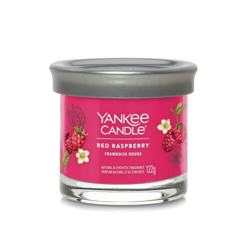 Yankee Candle Signature Red Raspberry – Duftkerze, Small Tumbler, 30 h