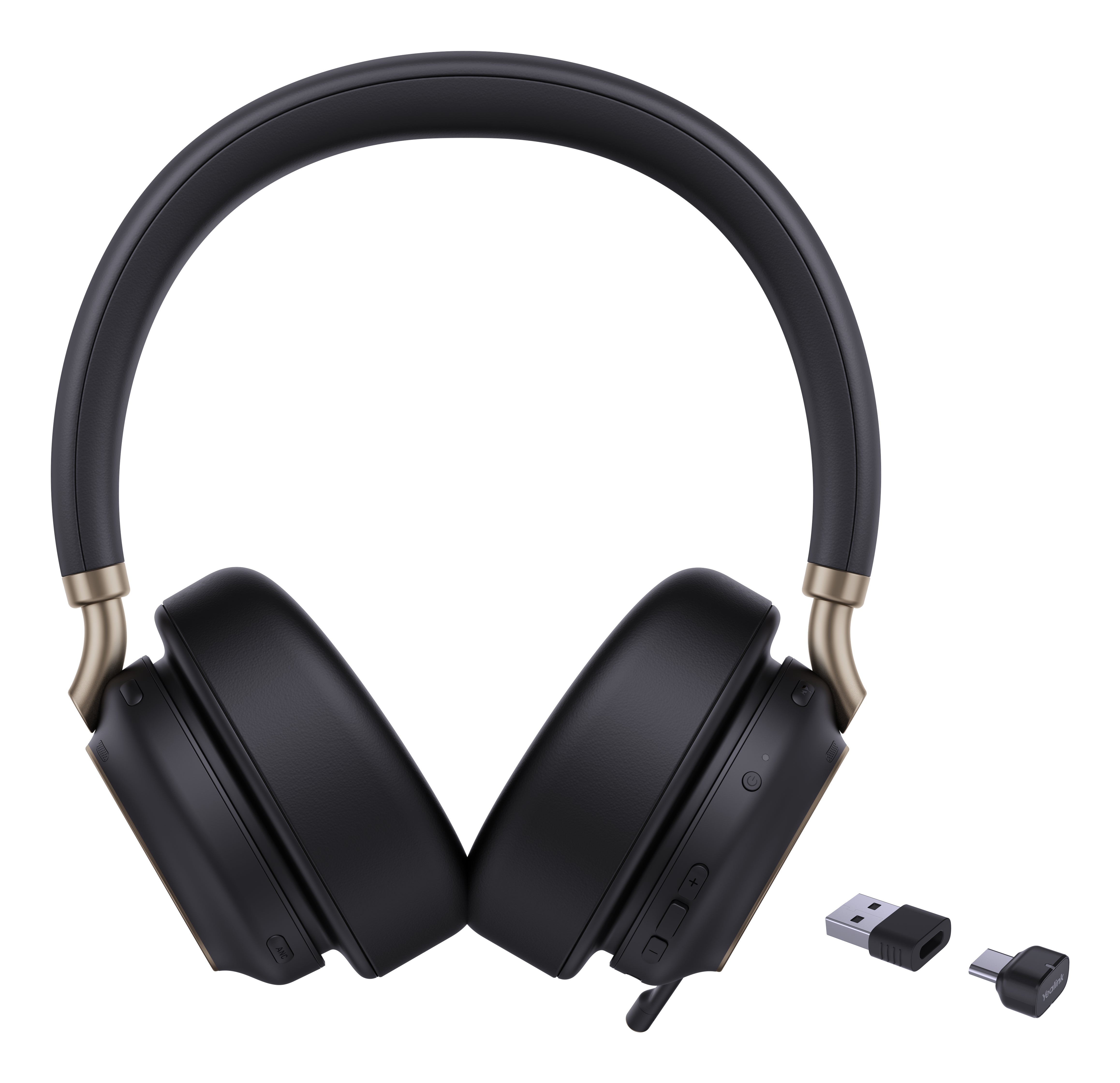 Yealink BH76 Plus – Duo Headset – USB‑C/USB‑A – für Microsoft Teams – Schwarz