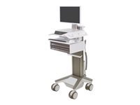 Ergotron CareFit Pro IT-/Medizin-Fahrwagen – elektrisch höhenverstellbar