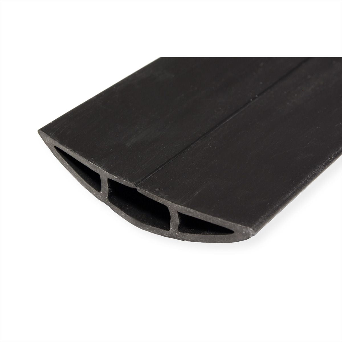 ROLINE Kabelbrücke 60×12 mm, L 1800 mm – TPE – schwarz