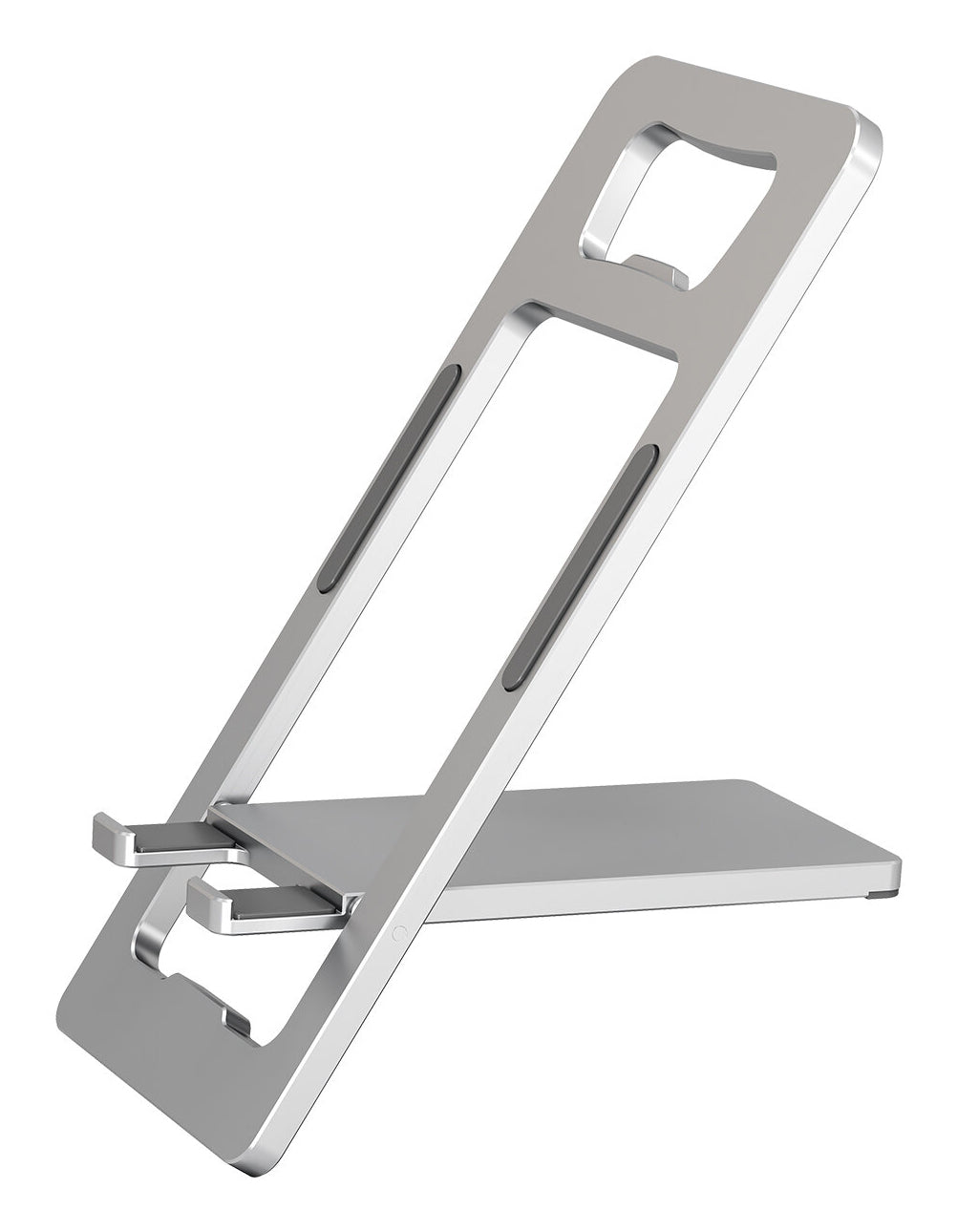 4smarts Tischständer, faltbar – für bis 7" (universal) – Silber, Aluminium