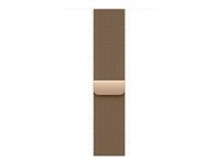 Apple Milanese Loop – Armband – für Apple Watch 46 mm, Gold, M/L