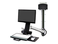 Ergotron SV COMBO ARM – Zubehör: PC-Halter – für SV COMBO ARM, silber