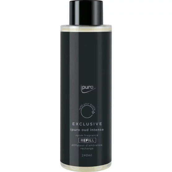 ipuro Nachfüllung für Duftstäbchen, Oud Intense, 240 ml