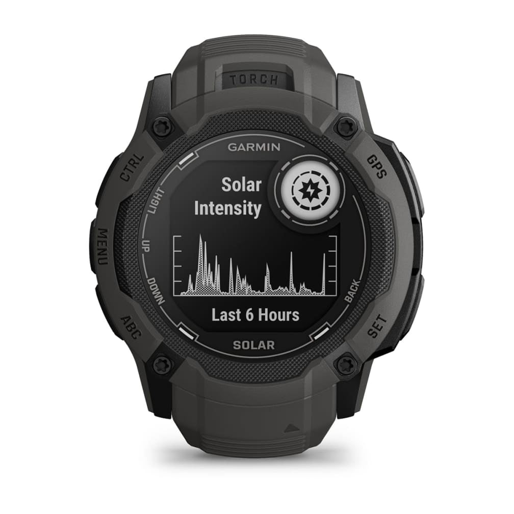 Garmin Instinct 2X Solar – GPS-Smartwatch – 50 mm, 1,1", GPS, MIP, Power Glass, 10 ATM, Graphit