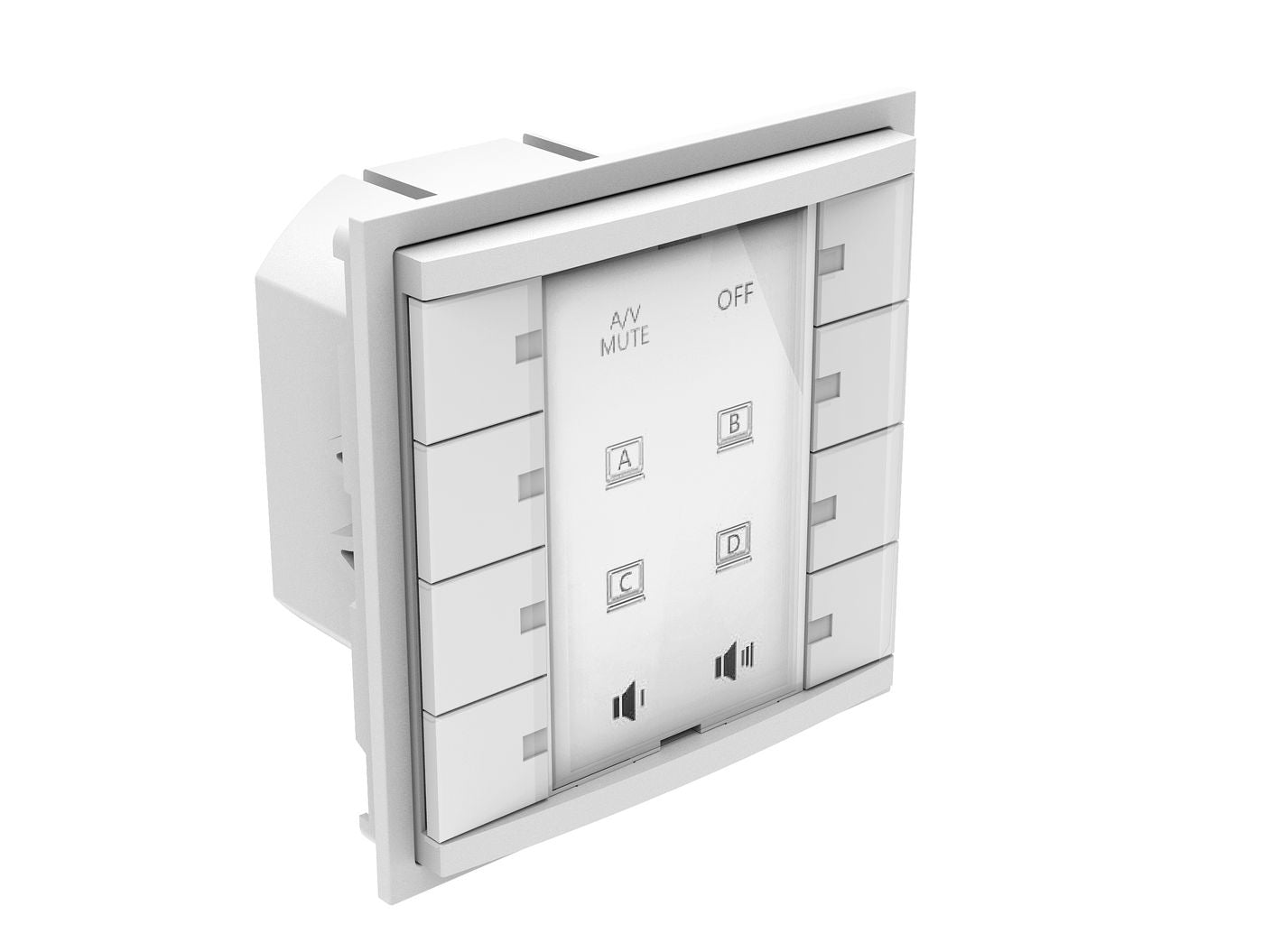 Vivolink Bedienpanel VLCP8B – 8 Tasten, 12 V, Weiss