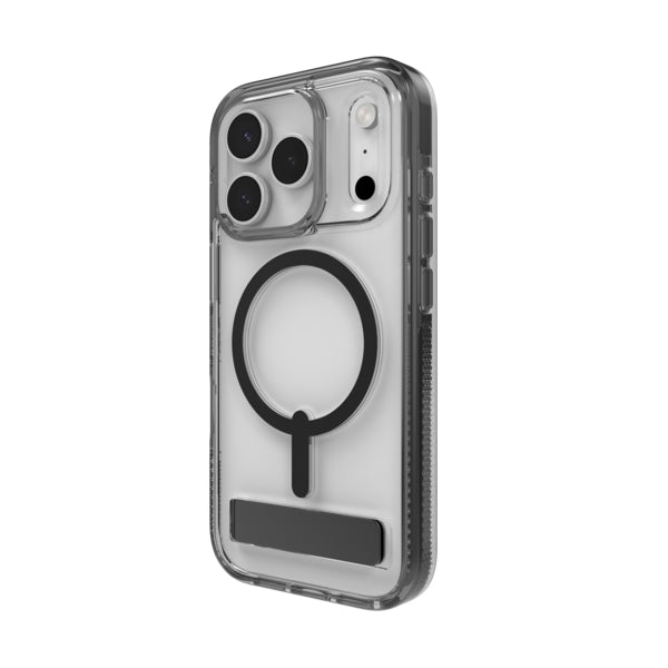 ZAGG Santa Cruz Snap – Backcover – für Apple iPhone 17 Pro, Graphen, Schwarz/Transparent, bis 4 m Sturzsicher