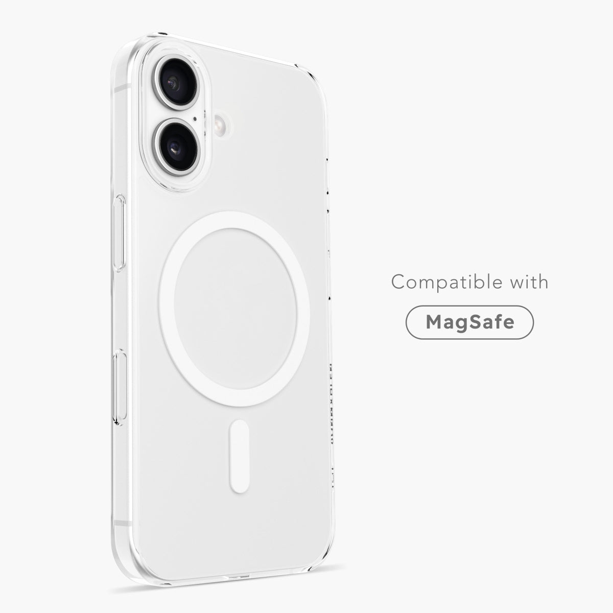 Vonmählen Transparentes Case Pro – Rückcover – für Apple iPhone 16, MagSafe, Kunststoff, Transparent