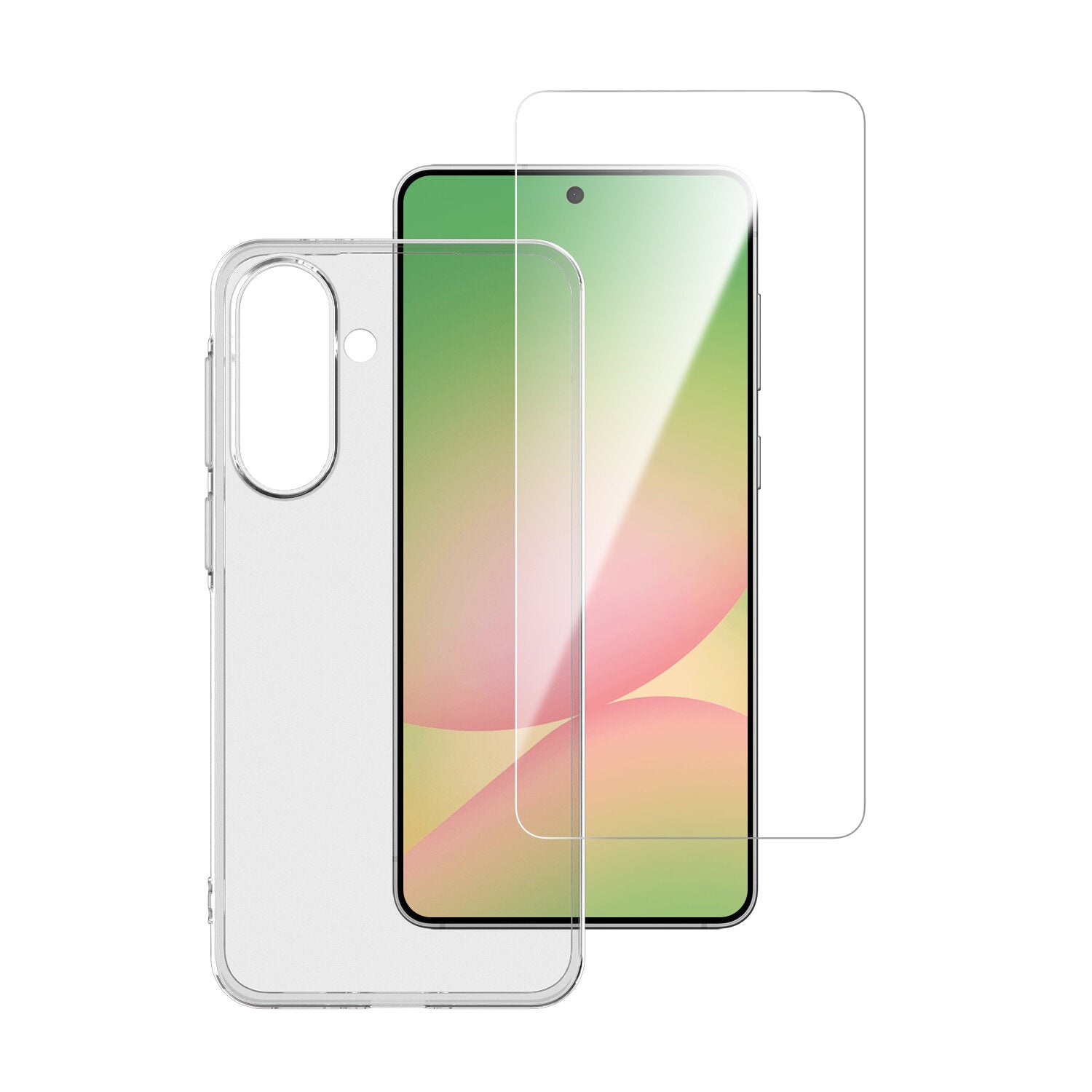 4smarts 360 Schutz Set – Rückseite – für Samsung Galaxy A37 5G, Transparent, Displayschutz