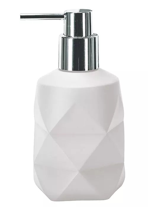 Kleine Wolke Crackle Seifenspender – Polyresin, Weiss, 200 ml