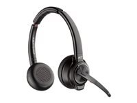 Poly Savi 8220 UC – Duo Headset (On-Ear) – DECT – Ladestation, bis 13 h – Schwarz