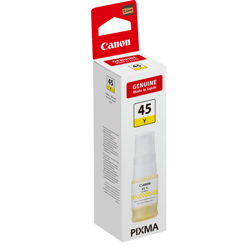 Canon GI-45Y Gelbe Tintenpatrone (Original) – 3'000 Seiten – für Canon MAXIFY GX1040/GX2040