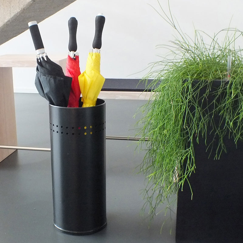 Kela 21364 Schirmständer – Metall – Schwarz – Ø 210 × H 500 mm