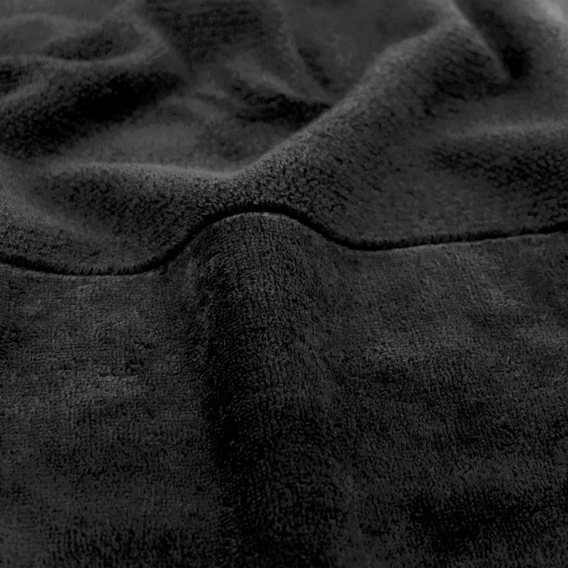 MÖVE Bamboo Luxe Duschtuch – 80 × 150 cm – Schwarz – Baumwolle/Viskose, 630 g/m² – 60 °C