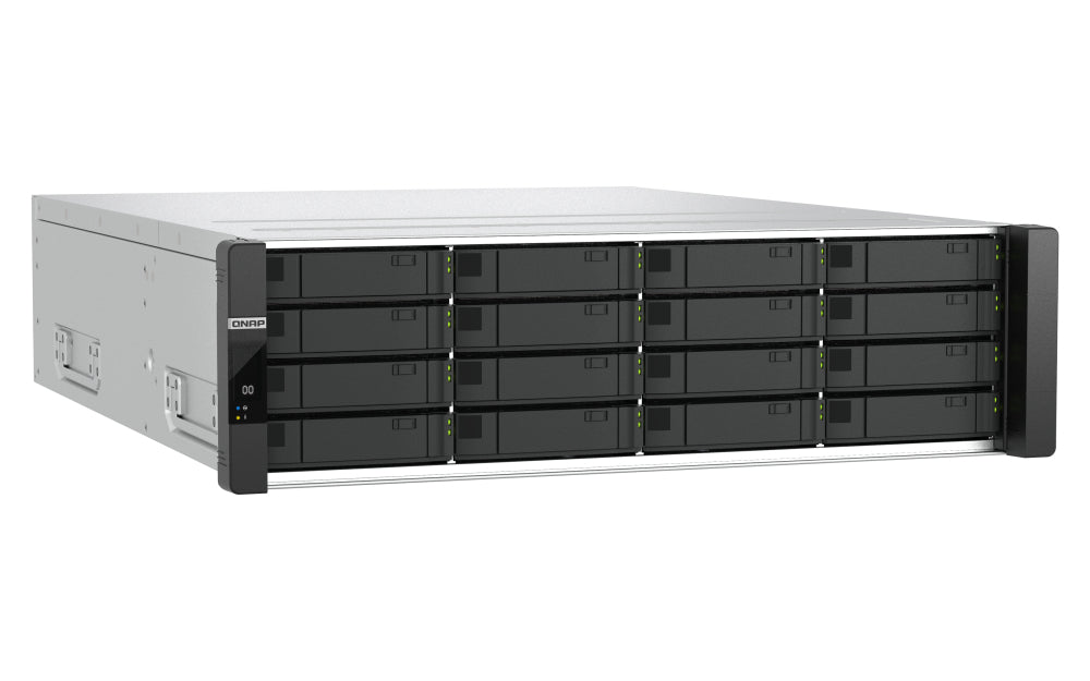 QNAP ES1686dc-R2 ES1686dc-R2-2142IT-96G NAS – SAS, 16 Einschübe, 3U-Rack