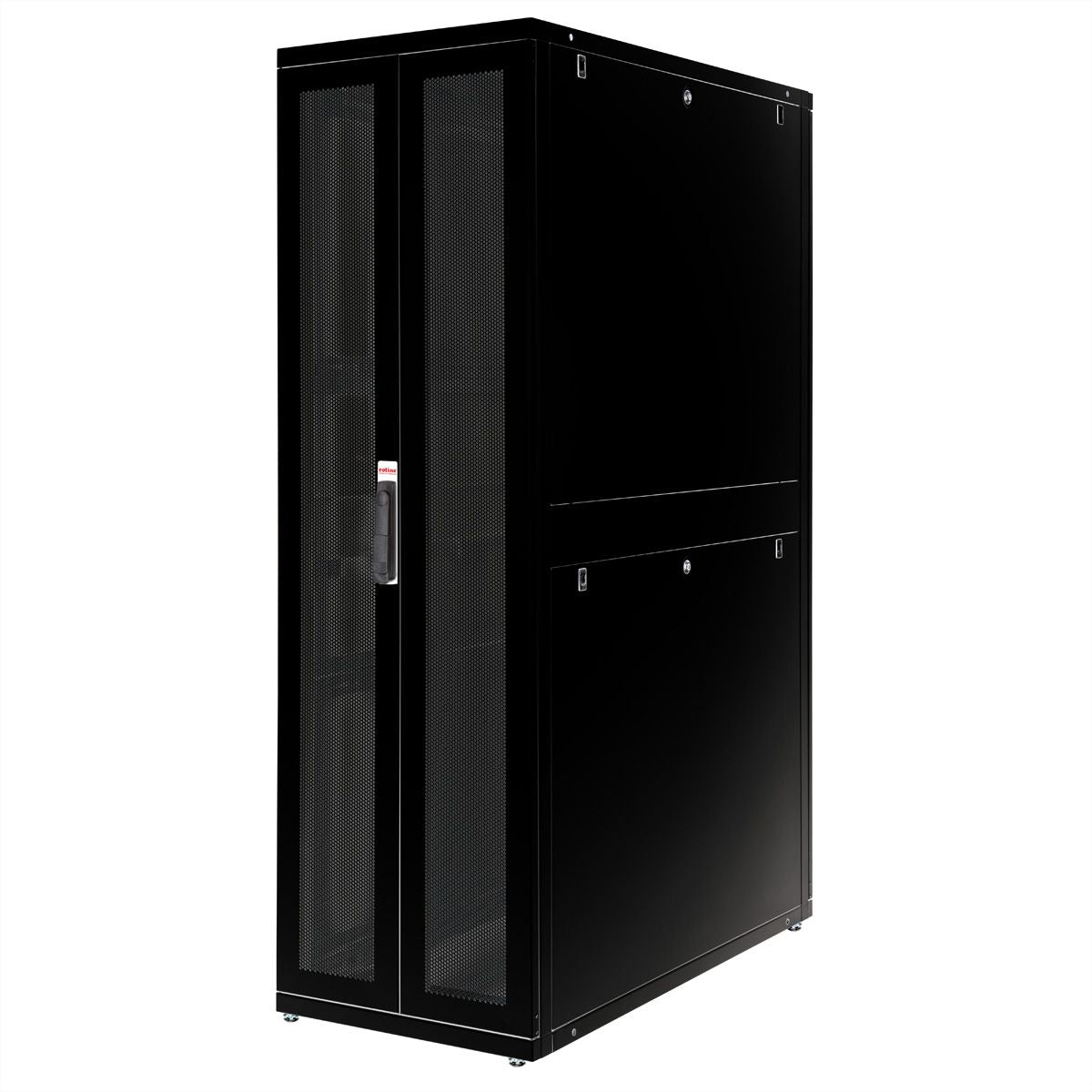 ROLINE Pro – 19" Netzwerkschrank 42U, IP20, abschliessbar, 600 × 1200 × 1970 mm, schwarz, Stahl