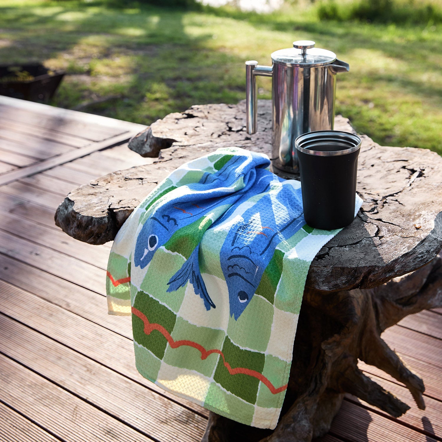 Dock & Bay Geschirrtuch Catch of the Day – assortiert – 75 × 45 cm – Polyester – 1 Stk.