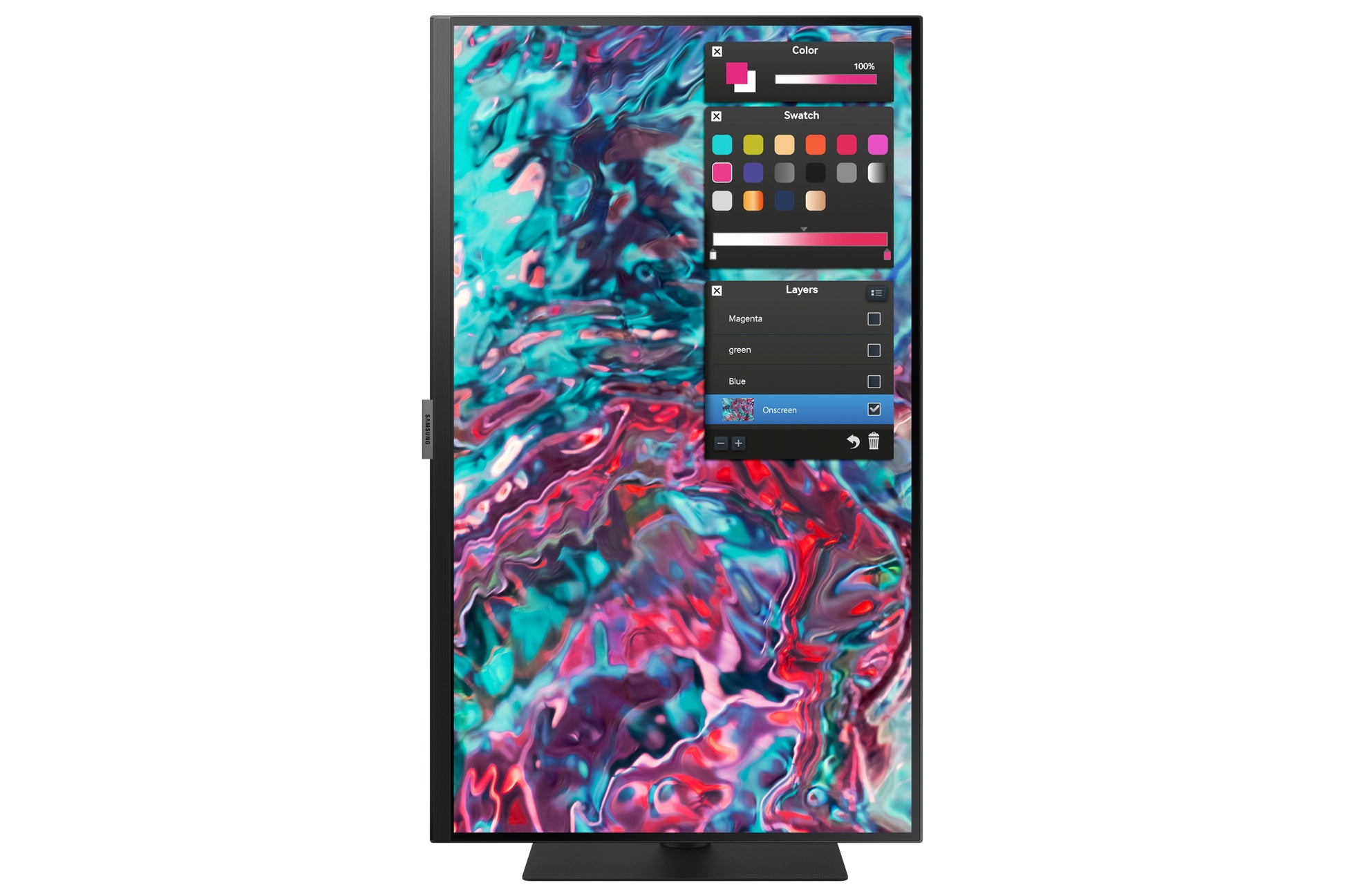 Samsung S27B800TGU – Monitor, 27", 3840 × 2160 (UHD 4K), IPS, 60 Hz, 350 cd/m², Schwarz