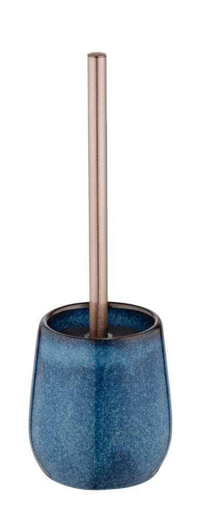 WENKO WC-Bürstenset – Keramik, Blau, H 40 cm, Ø 7,5 cm