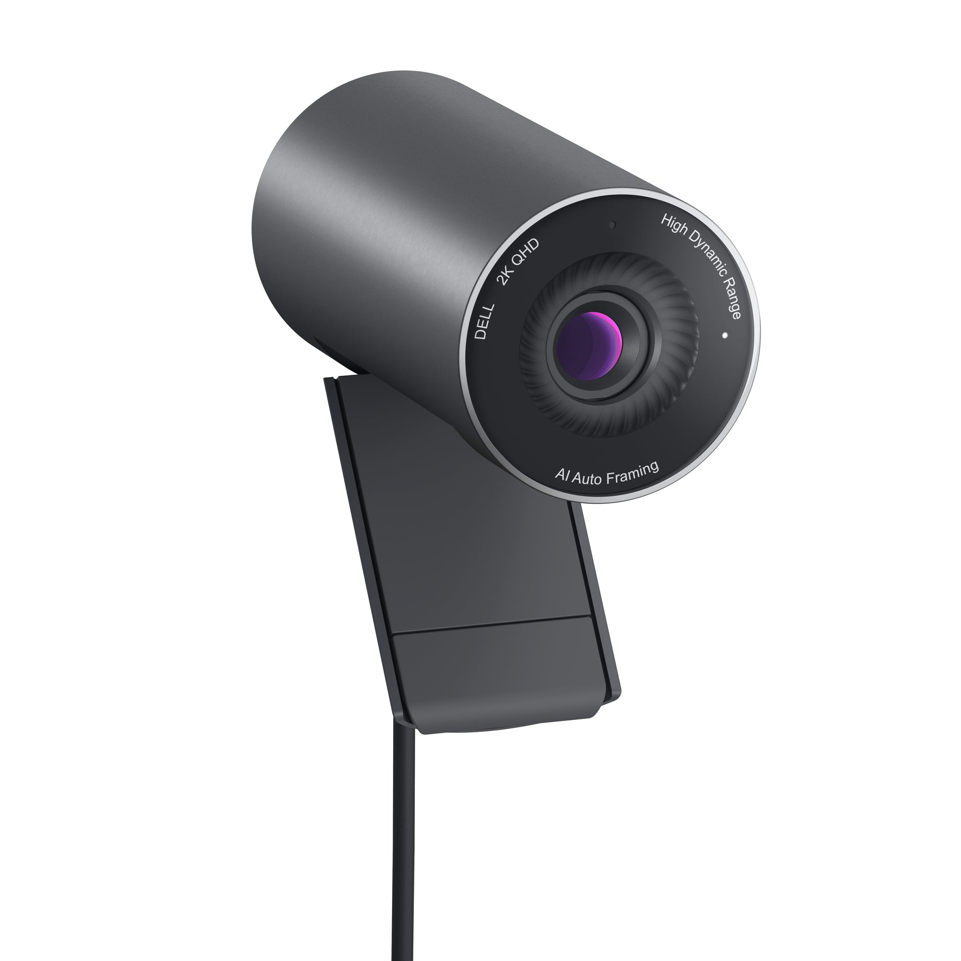 Dell Pro Webcam WB5023 – Webcam für Windows 10/11, macOS 11–13 – 2K QHD, bis 60 fps, USB‑A, Schwarz
