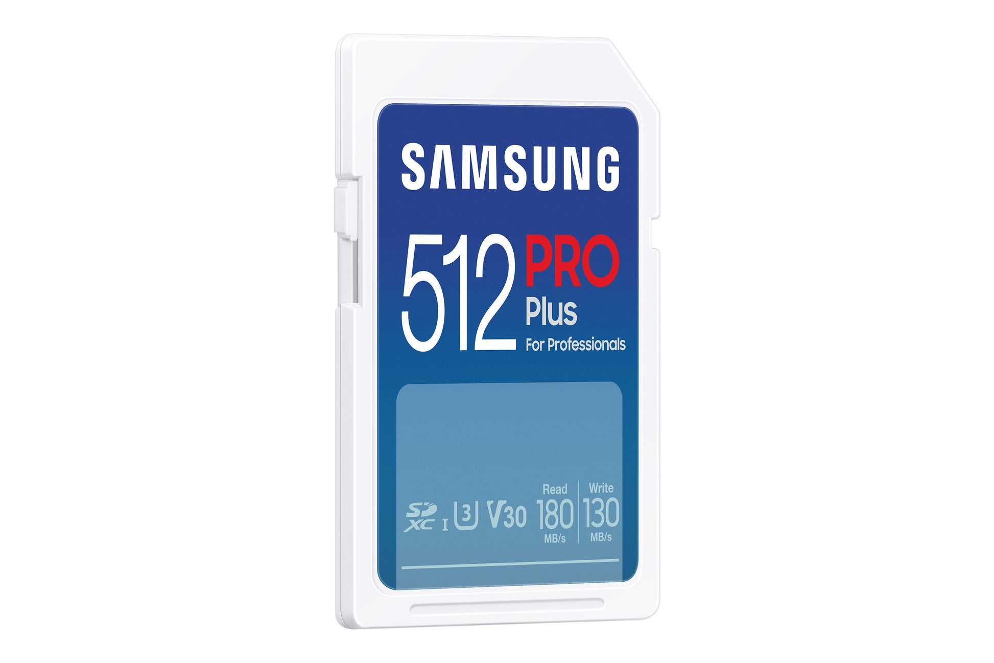 Samsung Pro Plus MB-SD512S/EU SDXC 512 GB – UHS-I, U3, V30, A2, 180/130 MB/s, ohne Adapter