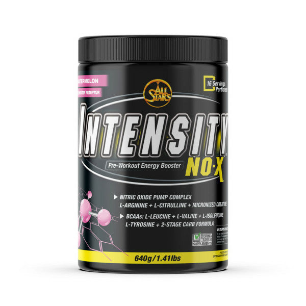 ALL STARS Fitness Products All Stars Protein Pulver Intensity NO-x Booster Brombeere – 640 g