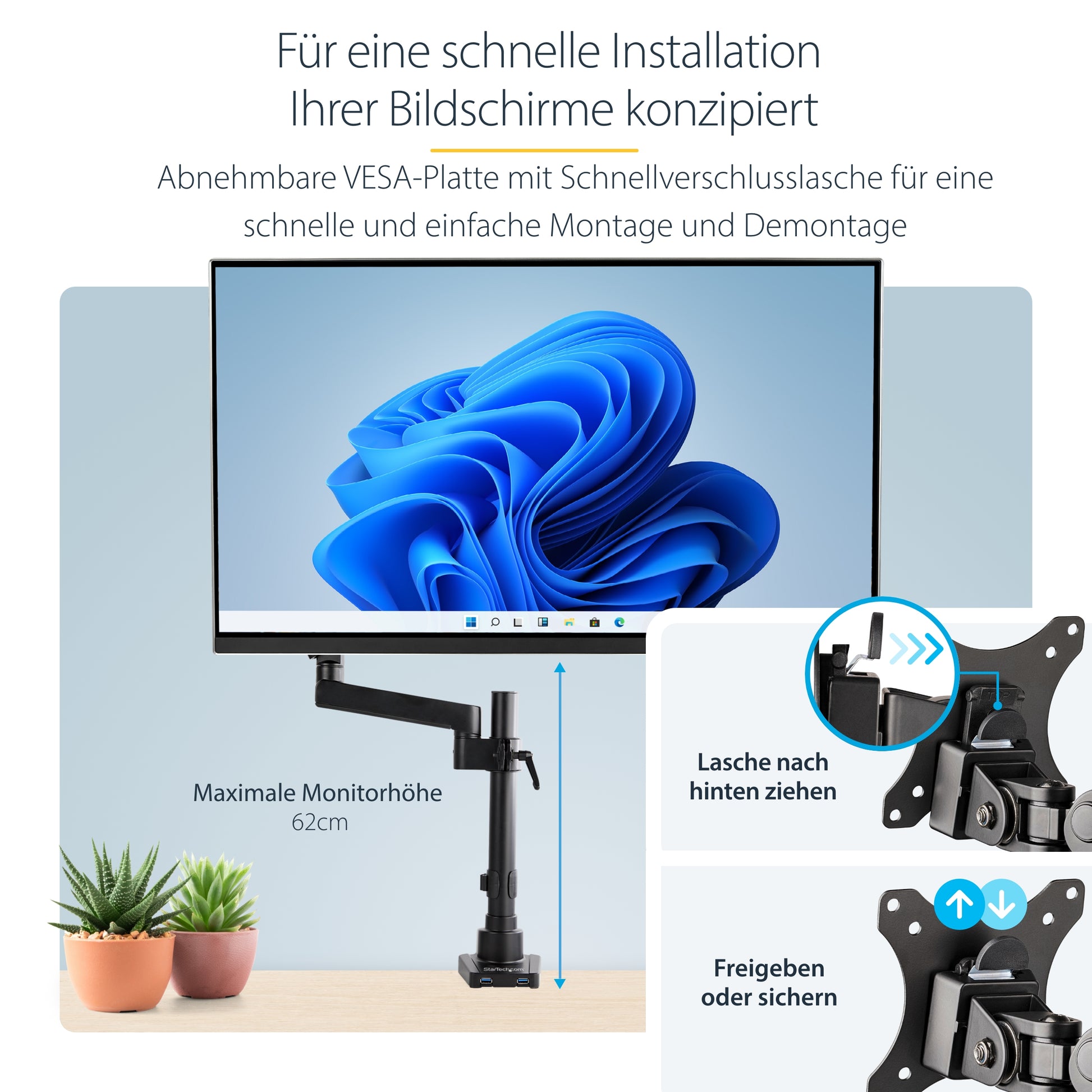 StarTech.com Monitorarm – bis 34"