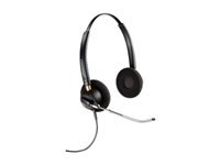 Poly EncorePro 520V Office-Headset – On-Ear, Stereo, Kabelgebunden, 3,5 mm Klinke, Schwarz