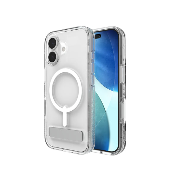 ZAGG Crystal Palace Snap – Backcover – für Apple iPhone 17, Graphen, Transparent, bis 4 m Sturzsicher