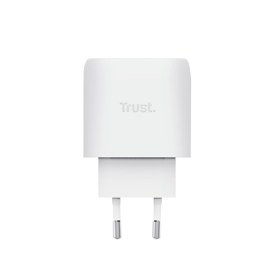 Trust Maxo USB-Ladegerät 45 W – USB-C×1 – PD 3.0, GaN – für Apple, weiss
