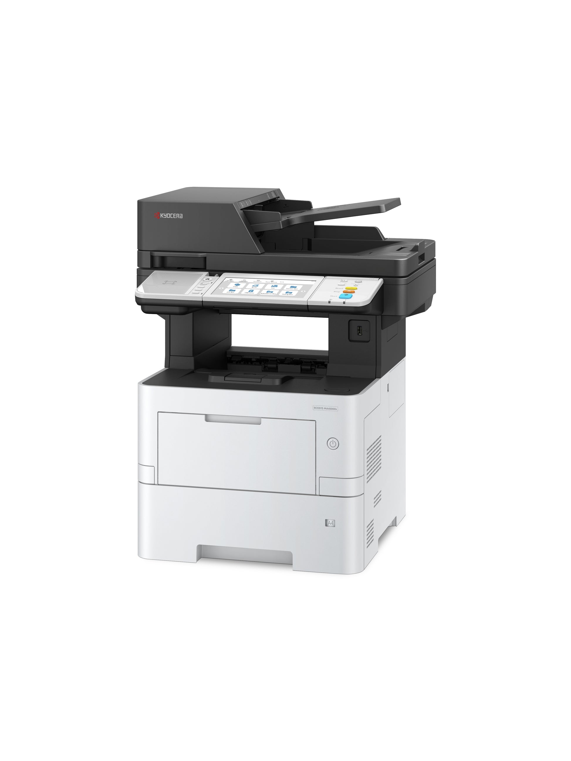 KYOCERA ECOSYS MA4500ifx – SW-Laser-Multifunktionsdrucker, A4, 4-in-1, Duplex, ADF, LAN, AirPrint, Mopria