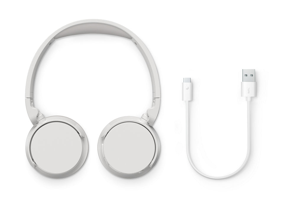Philips TAH3209WT/00 – Duo Headset – Bluetooth 5.3, Touch-Steuerung – Weiss – bis 25 h