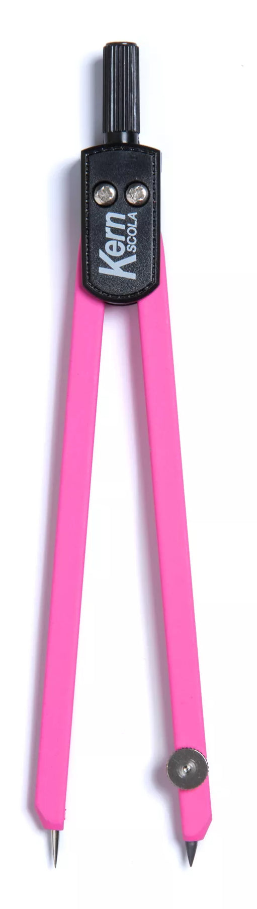 Kern Scola Neon Zirkel – Länge 135 mm, max. Kreis-Ø 30 cm, inkl. Minendose, pink