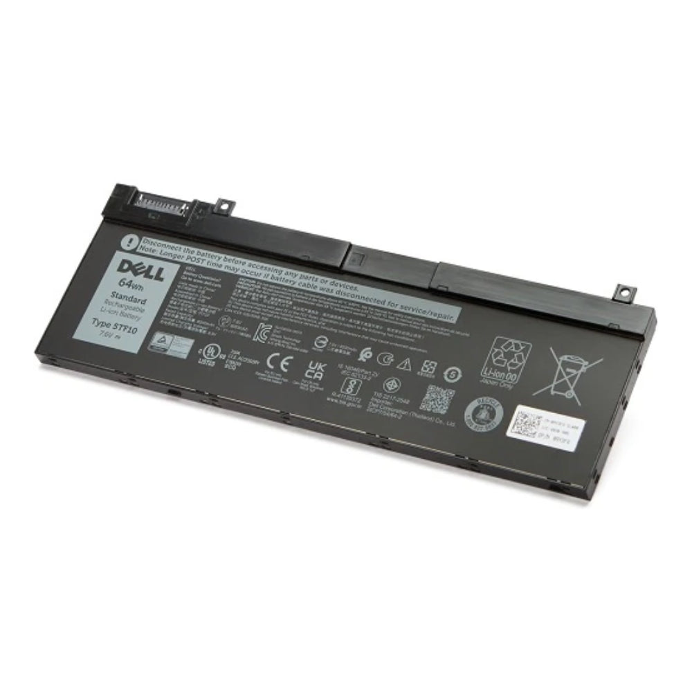 Origin Storage Notebook-Akku – für verschiedene Notebooks – 64 Wh, 7,6 V (4 Zellen), Li-Ion – Schwarz