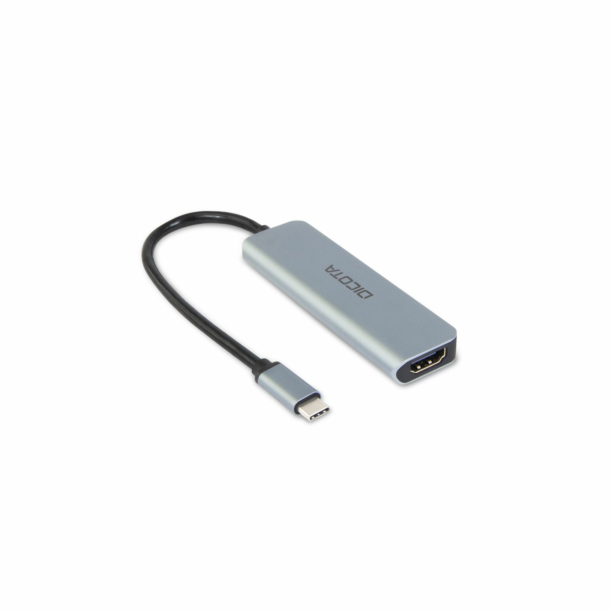 DICOTA D32060 Multiport-Adapter – USB-C, 1× HDMI, 2× USB-A, 2× USB-C, 100 W PD