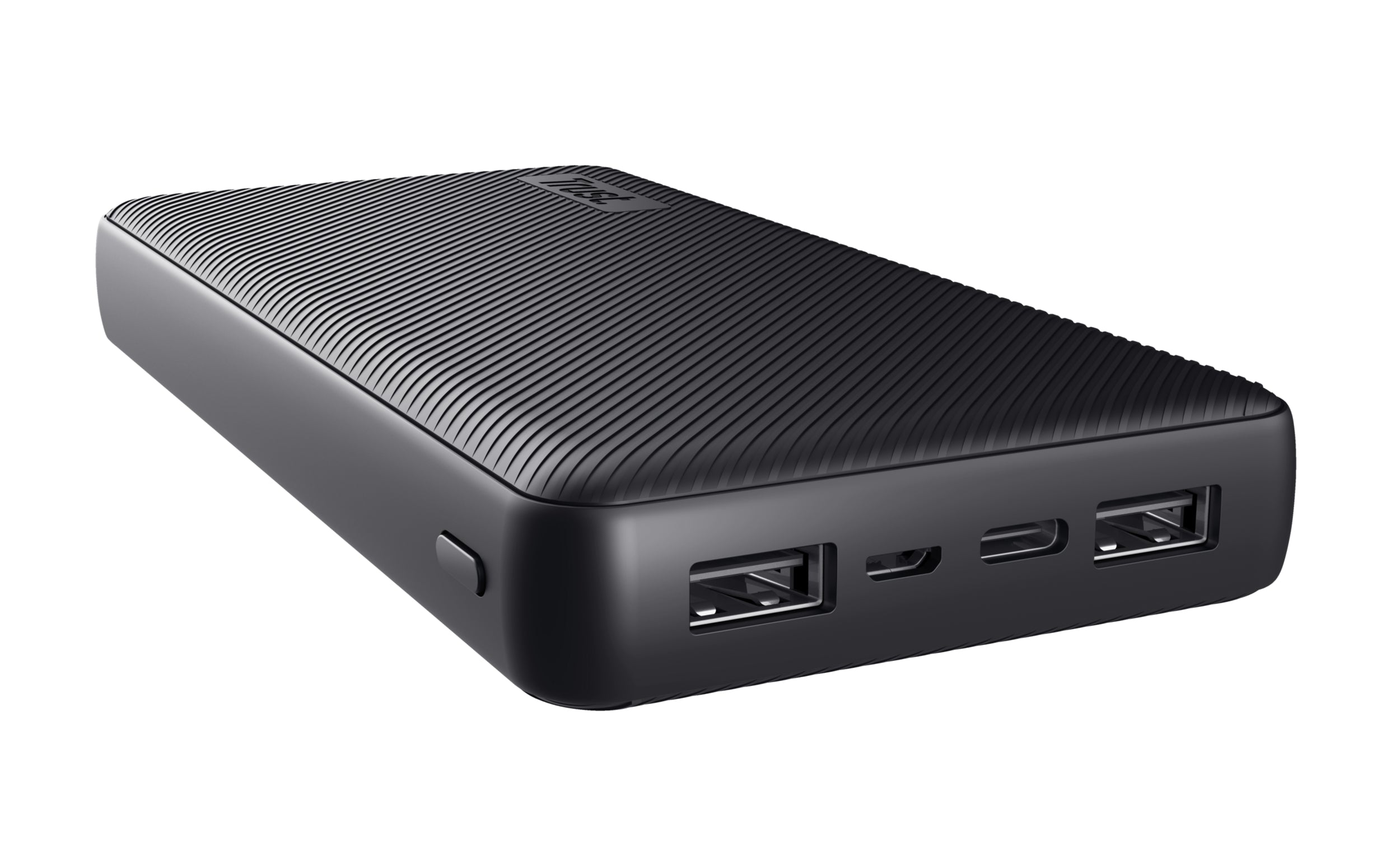Trust Primo Powerbank 20'000 mAh – 15 W PD, 1× USB-C, 2× USB-A, schwarz