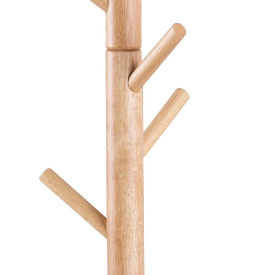 Actona Garderobenständer – Gummibaumholz – Braun – 1'760 mm