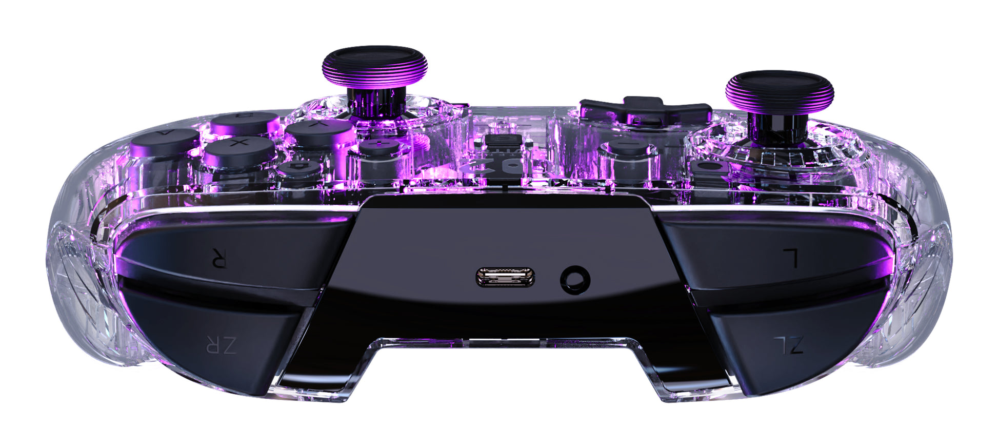 Turtle Beach Afterglow TBC-8104 – Gamepad – USB + Bluetooth, RGB-Beleuchtung, für Nintendo Switch, Transparent