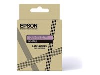 Epson LK-4PAS – 12 mm × 8 m, Grau, Pink