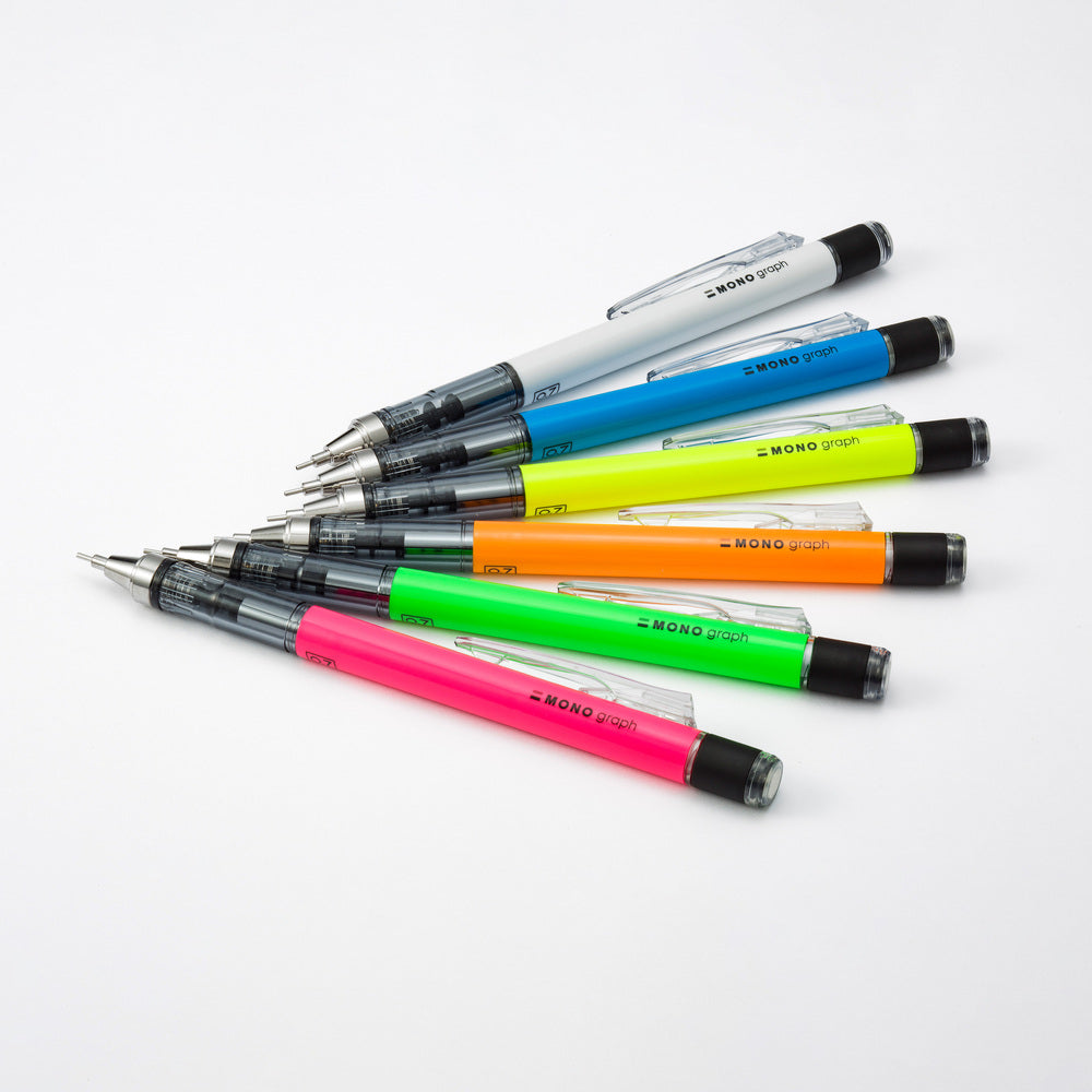 Tombow MONO graph Druckbleistift – 0,7 mm – Grün – Schüttel-Mechanismus – 1er-Pack
