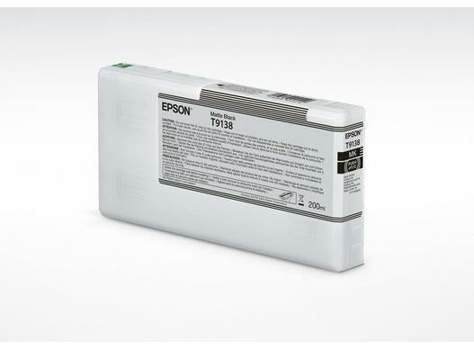 Epson Tintenpatrone T9138 (T91380N), schwarz, 200 ml, original – für SureColor SC-P5000 und andere