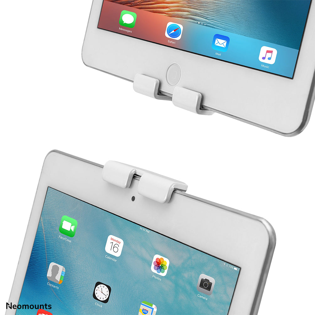 Neomounts Tablet-Wandhalterung – 7,9–11", abschliessbar, VESA 100×100 – Weiss