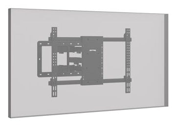 Hagor Wandhalterung – Vollbeweglich – 55–75" – VESA 200×200–800×600 – bis 80 kg – BrackIT XL HD II