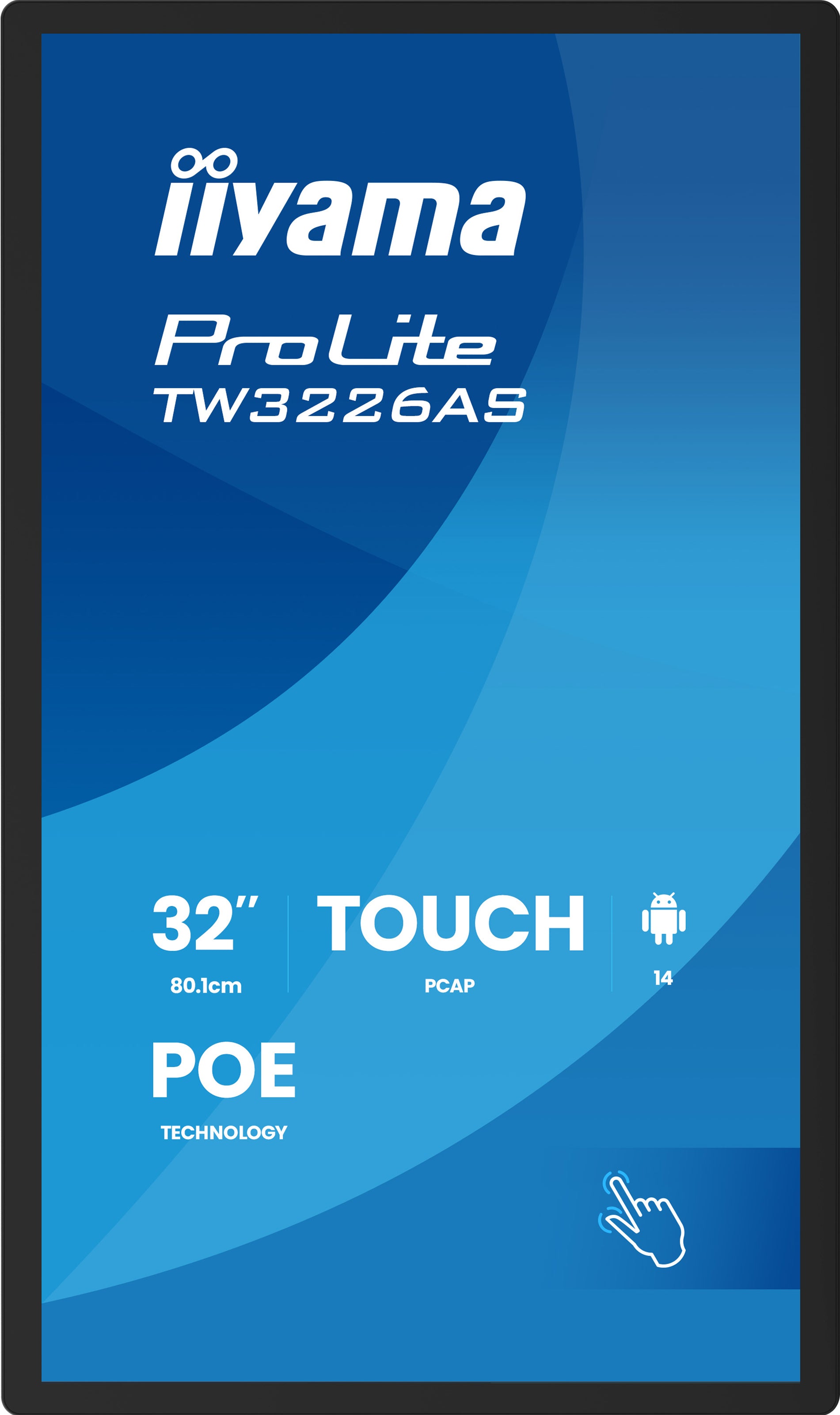iiyama ProLite 31,5" FHD Touch – 500 cd/m²