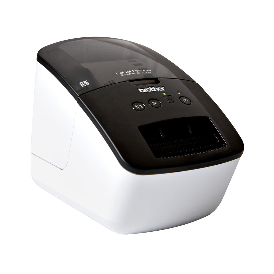 Brother QL-700 – Etikettendrucker (Thermodirekt), 62 mm, 300×300 dpi, 150 mm/s, USB, DK