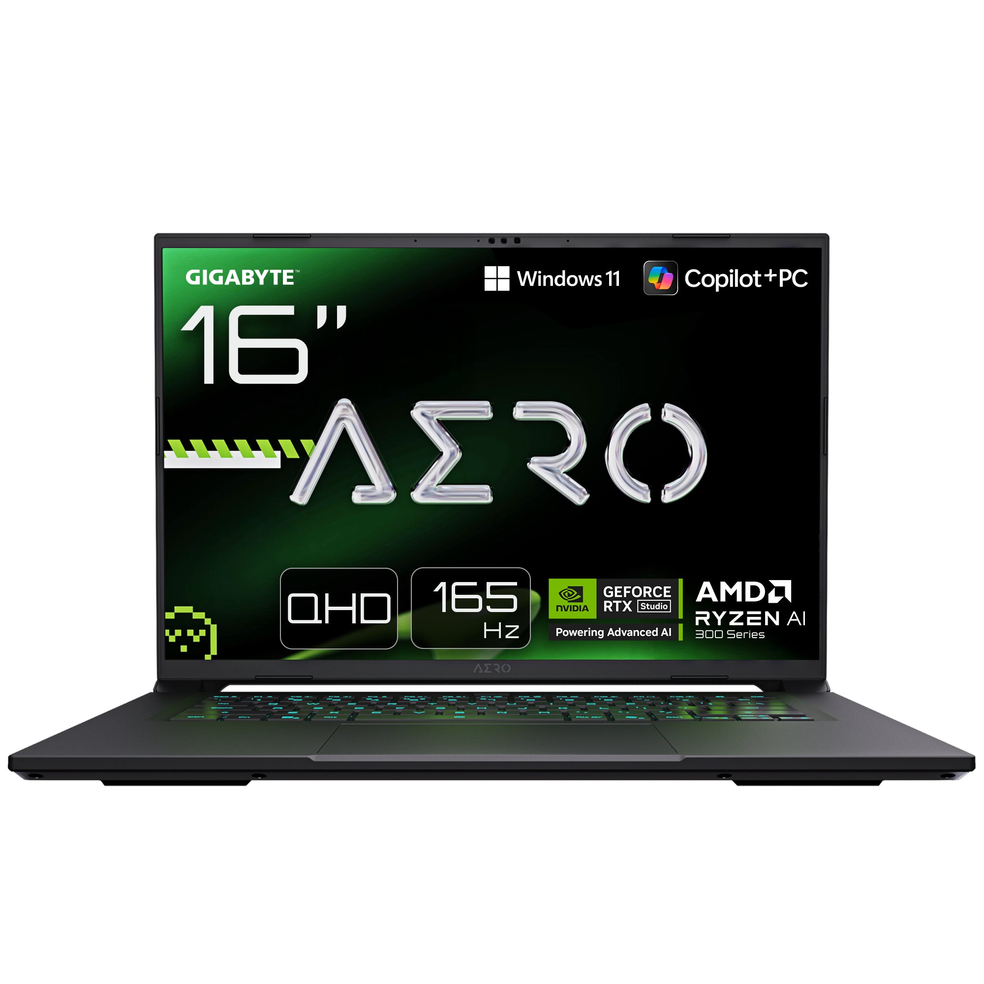Gigabyte AERO X16 – 16" WQXGA, Ryzen AI 7 350, 32 GB, 1 TB SSD, RTX 5070, Win 11 Home