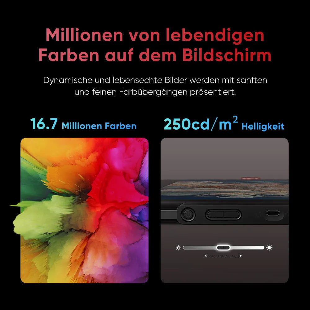 XPPen XP-PEN – Stiftdisplay Artist Pro 15.6 V2, schwarz, für Windows, macOS, Android und mehr
